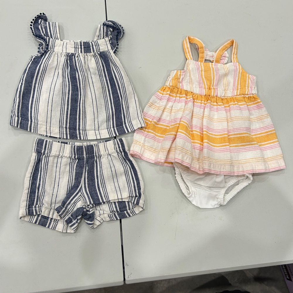 Striped Baby Outfit Sets